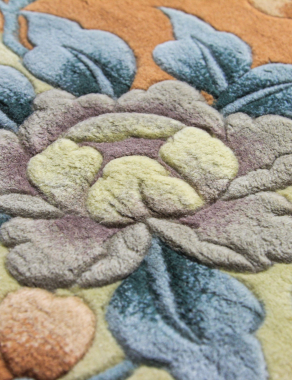 90 LINE WOOLEN HANDK-KNOTTED - 7485 - 383