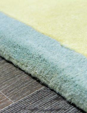 90 LINE WOOLEN HANDK-KNOTTED - 7485 - LIME