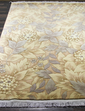 90 LINE WOOLEN HANDK-KNOTTED - 9611 - BEIGE