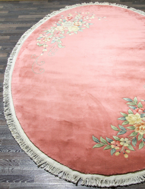 90 LINE WOOLEN HANDK-KNOTTED - A-116 - PINK