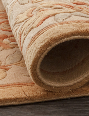 90 LINE WOOLEN HANDK-KNOTTED - EG-36 - CREAM