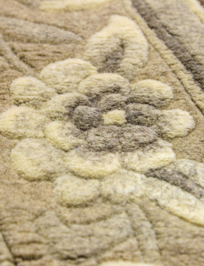 90 LINE WOOLEN HANDK-KNOTTED - F095 - NATURAL