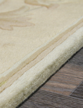 90 LINE WOOLEN HANDK-KNOTTED - SHD-108 - CREAM
