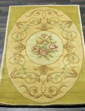 90 LINE WOOLEN HANDK-KNOTTED - SHD-108 - CREAM