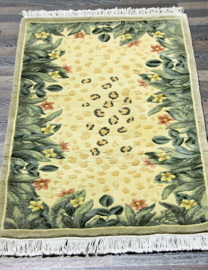 90 LINE WOOLEN HANDK-KNOTTED - SHD-111 - BEIGE