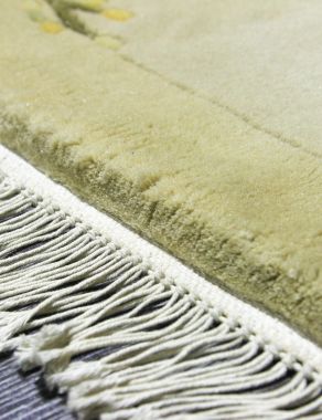 90 LINE WOOLEN HANDK-KNOTTED - SHD-113 - BEIGE