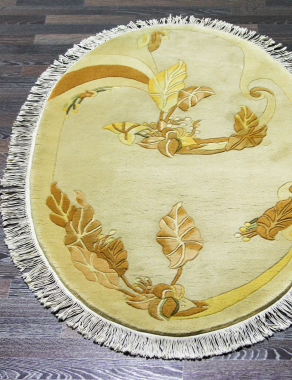 90 LINE WOOLEN HANDK-KNOTTED - SHD-113 - BEIGE