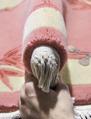 90 LINE WOOLEN HANDK-KNOTTED - SHD-116 - PINK