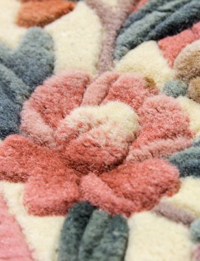 90 LINE WOOLEN HANDK-KNOTTED - SHD-116 - PINK