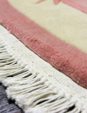 90 LINE WOOLEN HANDK-KNOTTED - SHD-116 - PINK