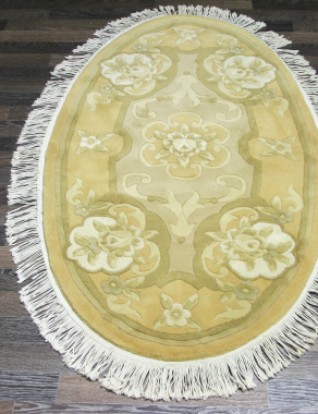 90 LINE WOOLEN HANDK-KNOTTED - SHD-117 - BEIGE