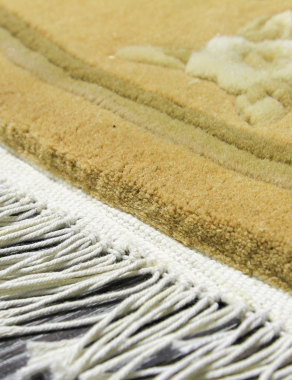 90 LINE WOOLEN HANDK-KNOTTED - SHD-117 - BEIGE