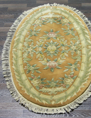 90 LINE WOOLEN HANDK-KNOTTED - SHD-120 - BEIGE