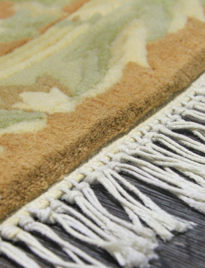90 LINE WOOLEN HANDK-KNOTTED - SHD-120 - BEIGE