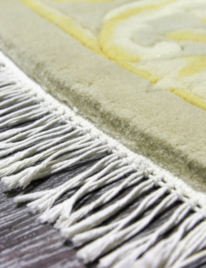90 LINE WOOLEN HANDK-KNOTTED - SHD-121 - BEIGE