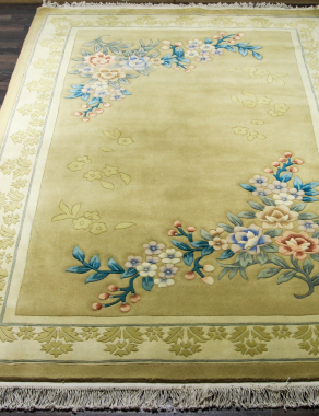 90 LINE WOOLEN HANDK-KNOTTED - SHD-123 - BEIGE