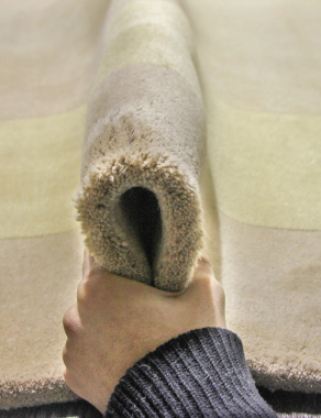 90 LINE WOOLEN HANDK-KNOTTED - SHD-124 - BEIGE