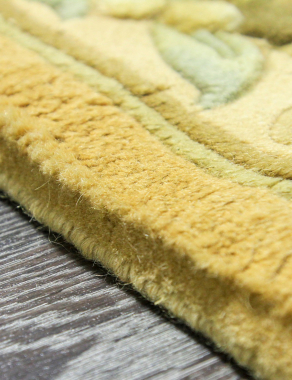 90 LINE WOOLEN HANDK-KNOTTED - SHD-13 - BEIGE