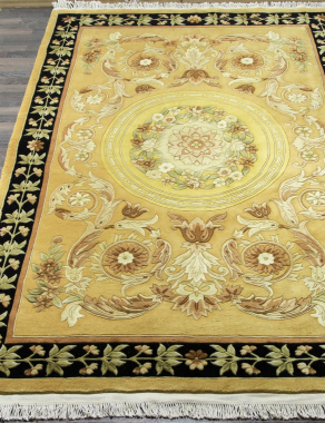 90 LINE WOOLEN HANDK-KNOTTED - SHD-3 - GOLD