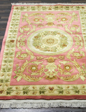 90 LINE WOOLEN HANDK-KNOTTED - SHD-3 - PINK