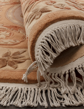 90 LINE WOOLEN HANDK-KNOTTED - SHD-6 - BEIGE