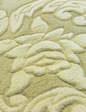90 LINE WOOLEN HANDK-KNOTTED - SHD-6 - CREAM