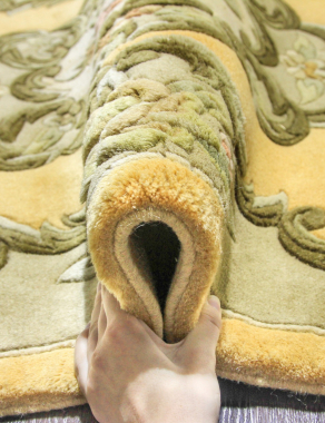 90 LINE WOOLEN HANDK-KNOTTED - SHD-6 - GOLD