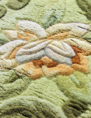 90 LINE WOOLEN HANDK-KNOTTED - SHD-6 - LIME