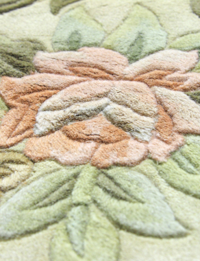 90 LINE WOOLEN HANDK-KNOTTED - SHD-6 - PINK