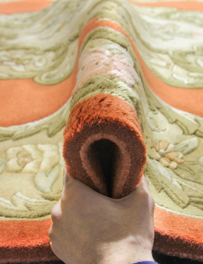 90 LINE WOOLEN HANDK-KNOTTED - SHD-6 - TERRA