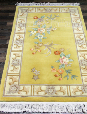 90 LINE WOOLEN HANDK-KNOTTED - SHD-87 - GOLD