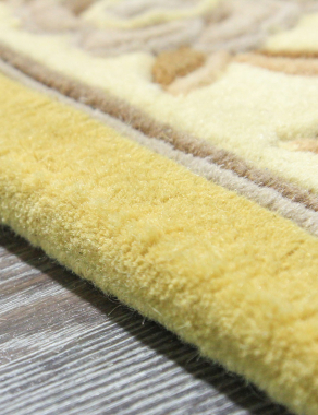 90 LINE WOOLEN HANDK-KNOTTED - SHD-87 - GOLD