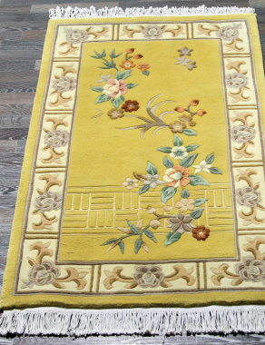 90 LINE WOOLEN HANDK-KNOTTED - SHD-87 - GOLD