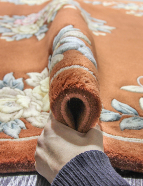90 LINE WOOLEN HANDK-KNOTTED - SHD-89 - TERRA