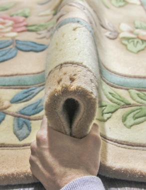 90 LINE WOOLEN HANDK-KNOTTED - SHD-95 - BEIGE
