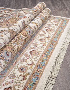 ARAVIA - D158 - CREAM-BLUE