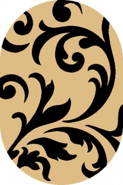COMFORT SHAGGY 2 - s129 - BEIGE-BLACK