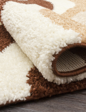 COMFORT SHAGGY 2 - s607 - BEIGE-BROWN