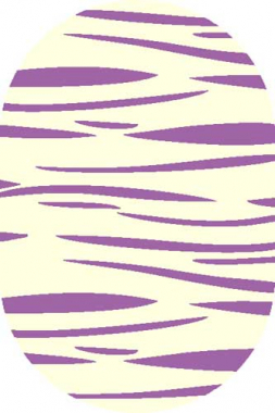 COMFORT SHAGGY 2 - s608 - CREAM-LILAC