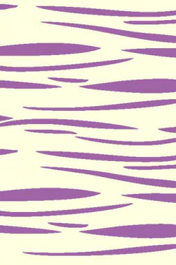 COMFORT SHAGGY 2 - s608 - CREAM-LILAC