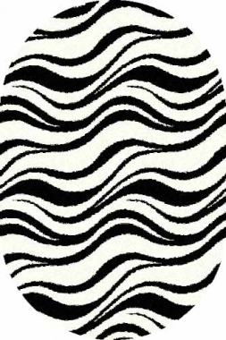 COMFORT SHAGGY 2 - s609 - BONE-BLACK