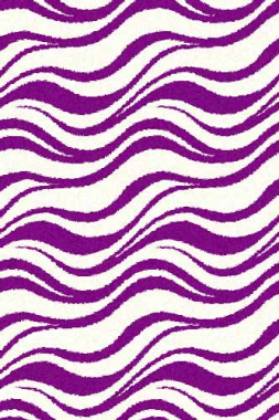 COMFORT SHAGGY 2 - s609 - BONE-PURPLE