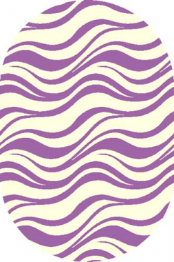 COMFORT SHAGGY 2 - s609 - CREAM-LILAC