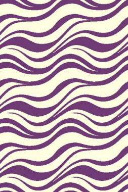 COMFORT SHAGGY 2 - s609 - CREAM-PURPLE