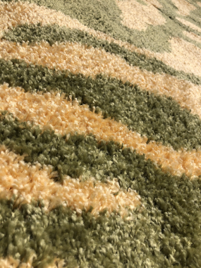 COMFORT SHAGGY 2 - s614 - GREEN-YELLOW