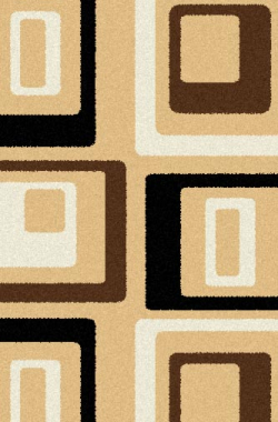 COMFORT SHAGGY 2 - s618 - BEIGE-BLACK
