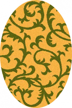 COMFORT SHAGGY 2 - s627 - ORANGE-GREEN