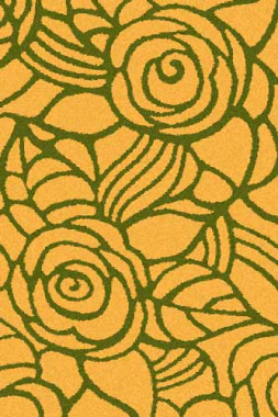 COMFORT SHAGGY 2 - s641 - ORANGE-GREEN