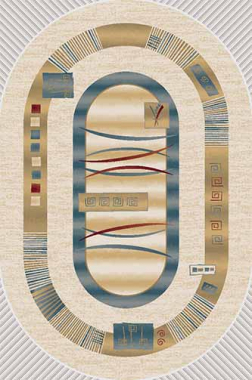 DA VINCI - d025 - CREAM-BLUE