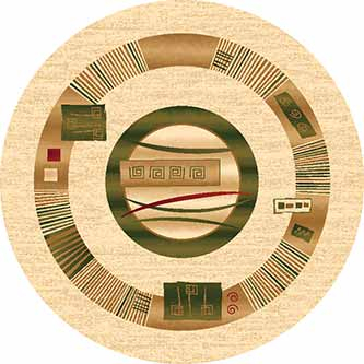 DA VINCI - d025 - CREAM-GREEN